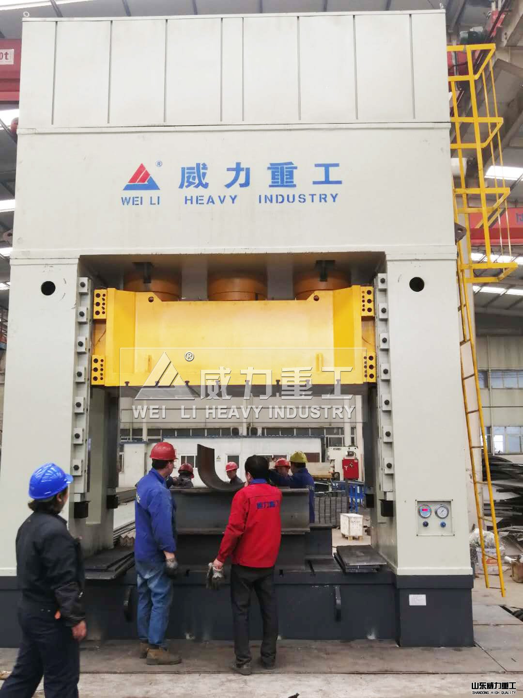 100噸框架液壓機客戶現場培訓