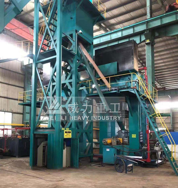 1600噸粒子鋼液壓機客戶現場